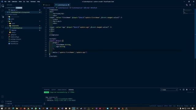 Vuejs Custom V-Model & ModelModifiers смотреть онлайн