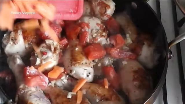 Куриные ножки в соусе смотреть онлайн