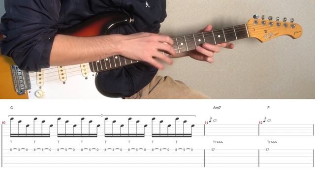 RHCP - Don’t Forget Me Live (guitar cover with tabs & chords) смотреть онлайн