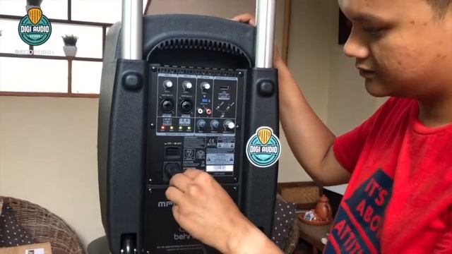 Wireless Speaker Bluetooth Portable Multifungsi Behringer MPA40BT PRO - Review & Test Sound System смотреть онлайн