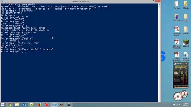 Splitting Strings - Python: Tutorial 28 смотреть онлайн