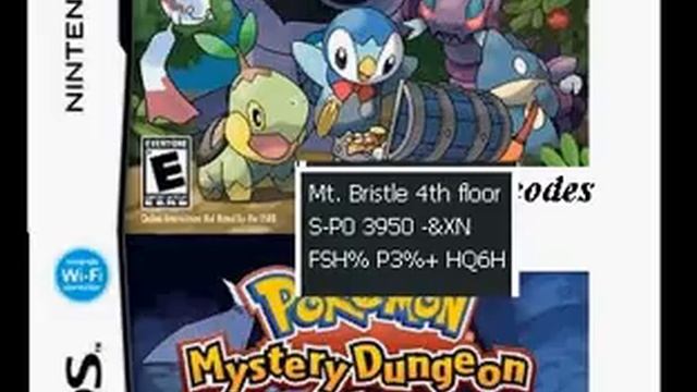 Pokemon mystery dungeon explorers of time + darkness golden seed codes смотреть онлайн