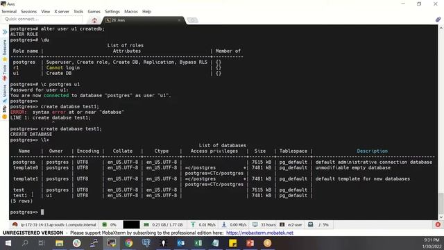PostgreSQL Basic Administration Live Demo Session Video смотреть онлайн