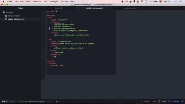 A django project with docker смотреть онлайн