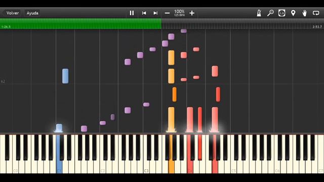 Anastasia - Once Upon a December on Synthesia смотреть онлайн