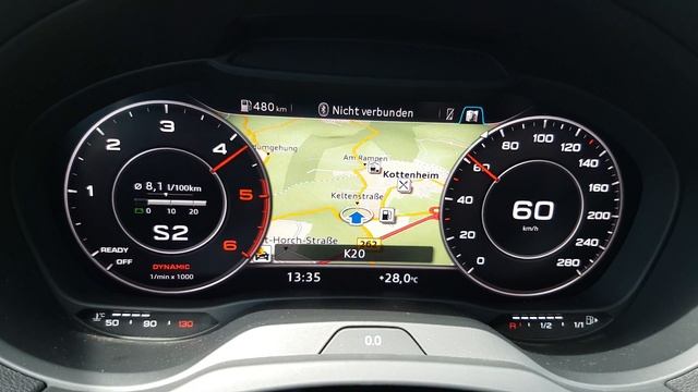2017 Audi A3 2.0 TDI DSG Sportback 0-100 km/h acceleration 150hp (Virtual Cockpit) | -[videotistik] смотреть онлайн
