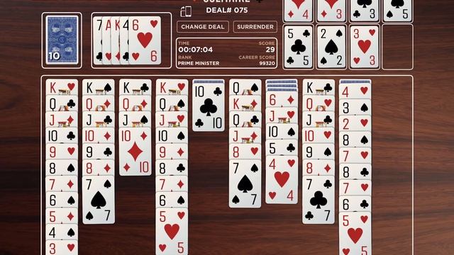 Churchill Solitaire Deal #075 смотреть онлайн