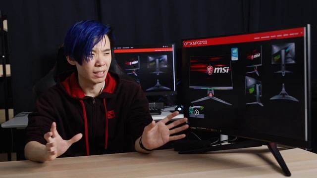 MSI Monitor With SteelSeries GameSense Inbuilt - MSI Optix MPG27CQ