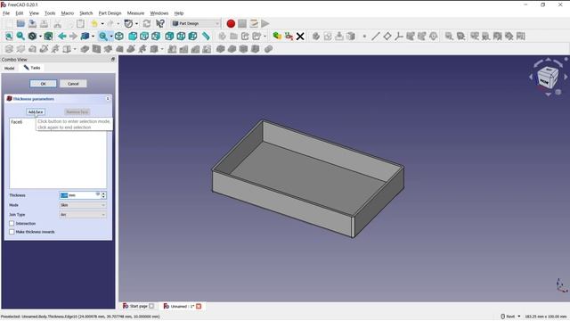 FreeCAD How To Add Thickness смотреть онлайн