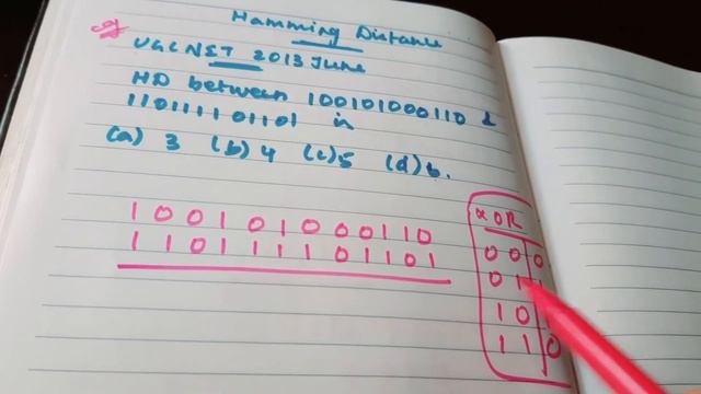 Hamming Distance with example in tamil|ugc net june 2013|how to calculate Hamming distance|network смотреть онлайн