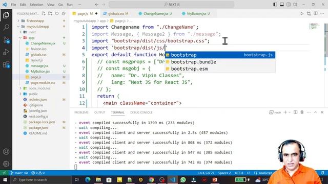 Bootstrap in Next JS | Next JS Full Stack Course #6 | Next JS Interview Questions смотреть онлайн