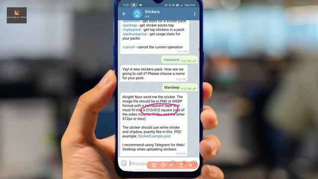 How to make telegram stickers | How to create telegram stickers pack. смотреть онлайн
