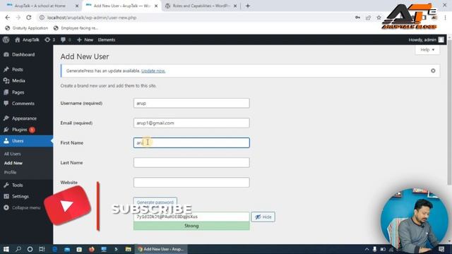 How To Add New User To WordPress Site | How To Create User In WordPress | WordPress Tutorial смотреть онлайн