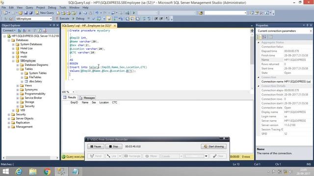 Create stored procedure in sql server 2012 смотреть онлайн