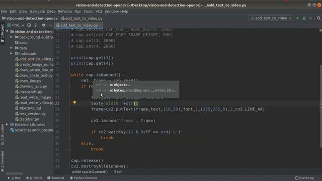Show Date and Time on video using OpenCV смотреть онлайн