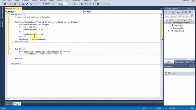 CREATE AND CALL A FUNCTION : Vb.Net Tutorial смотреть онлайн