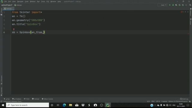 Creating SpinBox in Python | Tkinter series part 9 смотреть онлайн