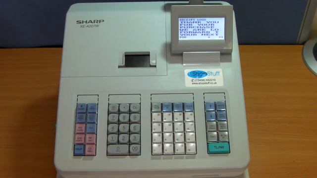 Sharp XE-A207 Cash Register 1st Use - Out The Box Set Up смотреть онлайн
