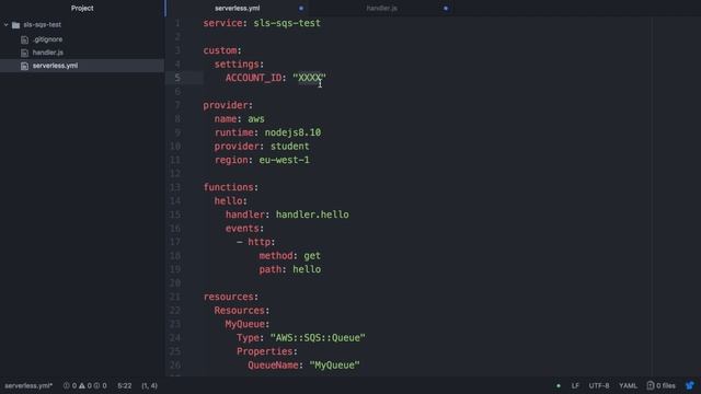 Triggering AWS Lambda with SQS message using Serverless Framework | FooBar смотреть онлайн