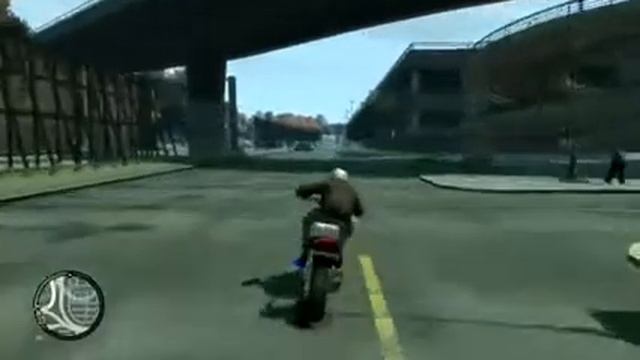 GTA IV: Skuter Yamaha MoD + Nieudany stunt :D смотреть онлайн