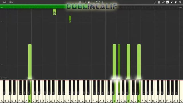 Hotel Dusk Room 215 - Bright Crystal Theme Piano Tutorial Synthesia смотреть онлайн