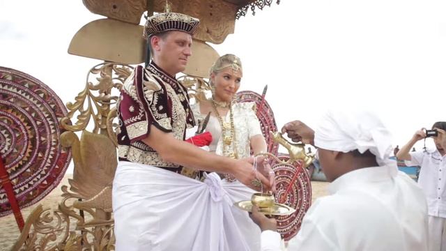 Свадьба на Шри Ланке по традиционной ведической кандийской традиции. смотреть онлайн