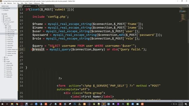 040. Live News Project ➤ 02 User Add, Show And Role Set |⚡ PHP Bangla Tutorial ⚡| Nirob Hasan смотреть онлайн
