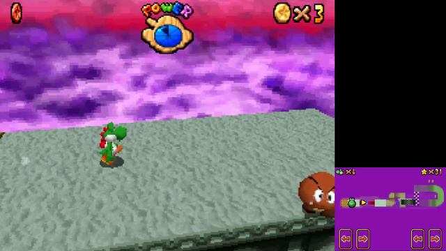 Super Mario 64 DS - Bowser In The Sky In 0 B Presses