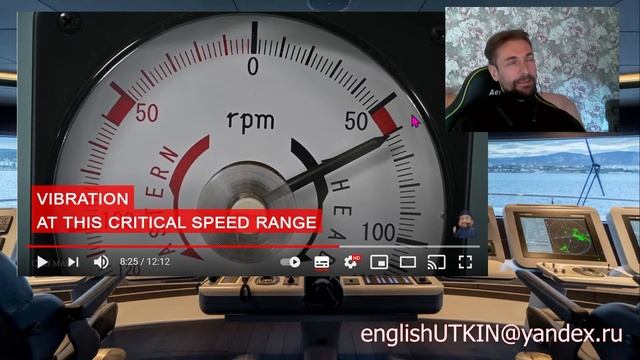 МОРСКОЙ английский для моряков РАБОТА В МОРЕ судового механика-Старт главного двигателя судна 22 смотреть онлайн