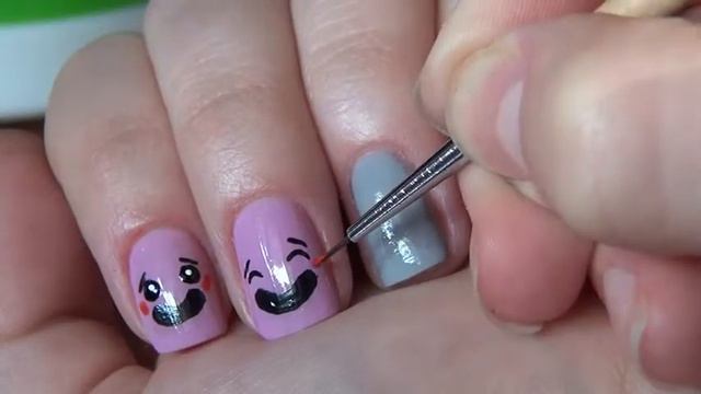 Няшный маникюр, Мастер класс, домашний маникюр,Nyashnye manicure Master Class , home manicure смотреть онлайн