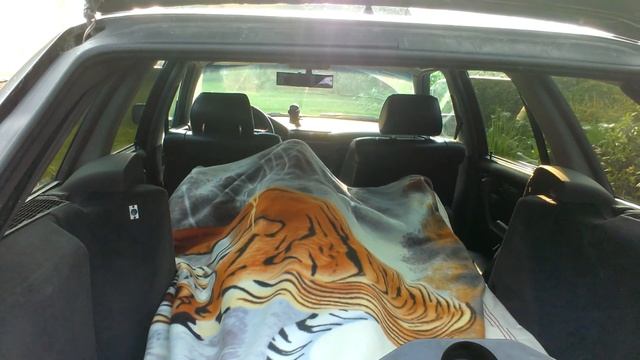 БМВ Е34 Отпуск, спим в туринге BMW E34 Touring