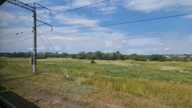Ртищевское направление. Участок от ст. Сердобск - пл. 154 км. Поездка на электропоезде ЭР9Т-738. смотреть онлайн