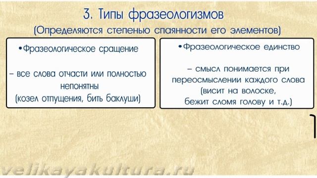 Фразеологизмы в русском языке смотреть онлайн