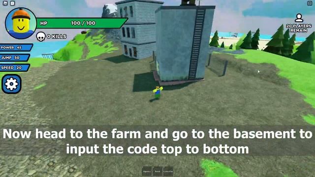 Slap Battles (Slap Royale) Secret Basement Code