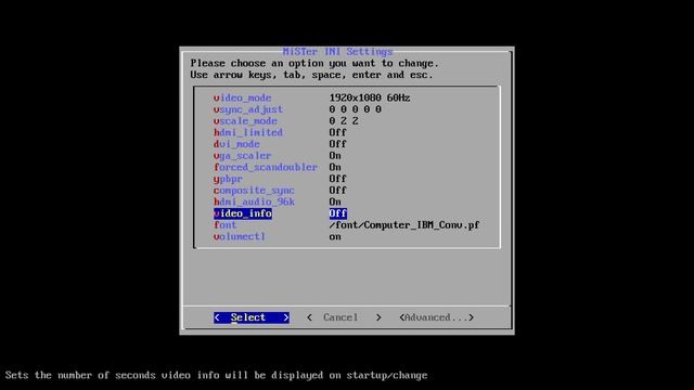 MiSTer (FPGA) Script for updating MiSTer.ini смотреть онлайн