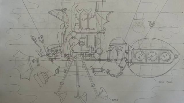 Dreamfinder flying contraption - animation test смотреть онлайн