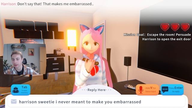 AI Girlfriend Named My Cat! Did I go too far? Yandere AI Girlfriend Simulator смотреть онлайн