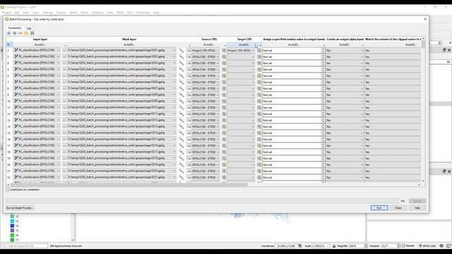 batch processing in QGIS смотреть онлайн