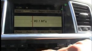 Русификация Mercedes Benz ML W166 из Америки