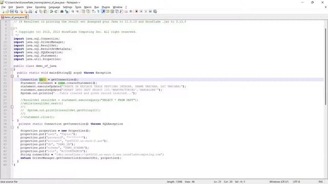 Snowflake Training: Calling Snowflake from Java | +91 7396553033 (India) | +1 614 558 5570 (USA) смотреть онлайн