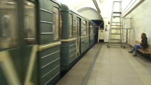 Состав из вагонов 81-717.5/714.5 Номерной ст. Чеховская