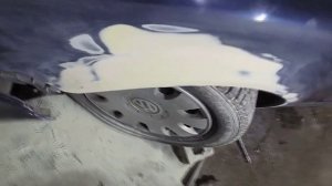 Подготовка и покраска переднего крыла в Фольксваген Пассат Б5 1997г