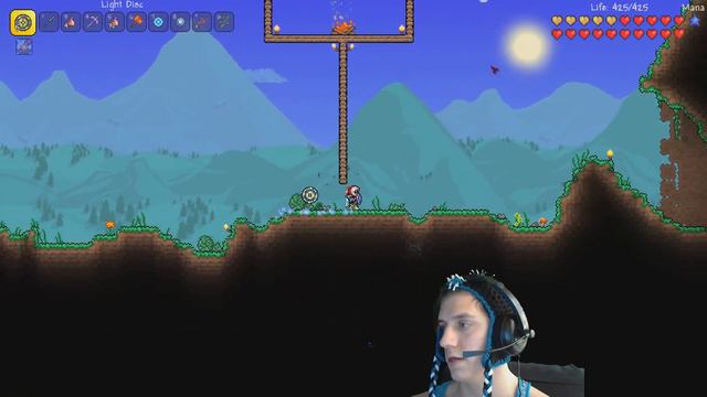 Let's Play Terraria 1.2.4.1 Warrior Class Part 24!: LIGHT DISCS VS. SKELETRON PRIME! смотреть онлайн
