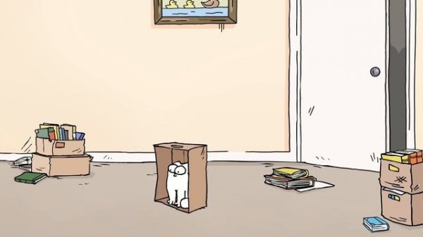 Кот Саймон в цвете  Simon's Cat colour Classikc