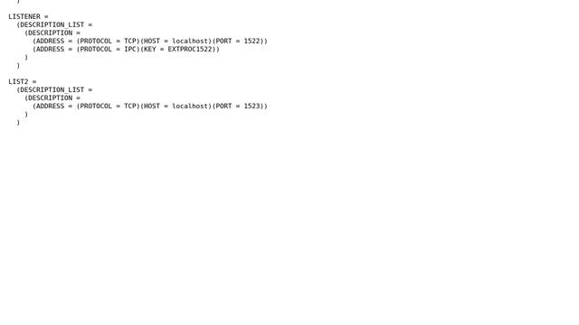 Added a new listener to my 'listeners.ora' file. How can I connect directly to it with SQLPlus?... смотреть онлайн