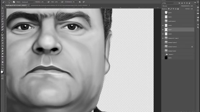 Ретушь плохого фото (demo) Speed Painting смотреть онлайн