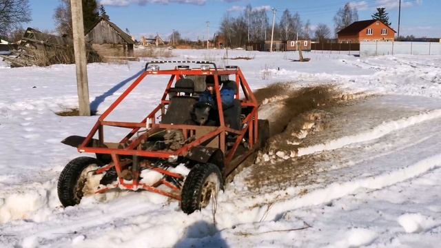 Багги из ваз по снегу
