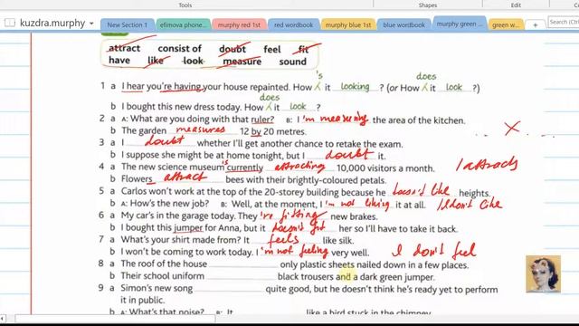 1.2 Advanced Grammar in Use. Unit 1. Present Continuous and Present Simple 1. Exercises смотреть онлайн