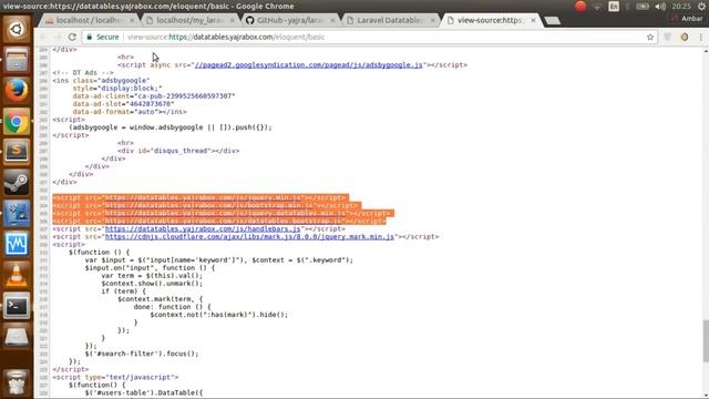 How to use laravel datatables yajra v 7 0 in Laravel 5 6 смотреть онлайн