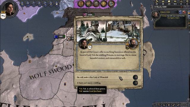 Crusader Kings 2: Game of thrones mod Feast for Crows Scenario SPOILERS!- Snow Part 1 смотреть онлайн